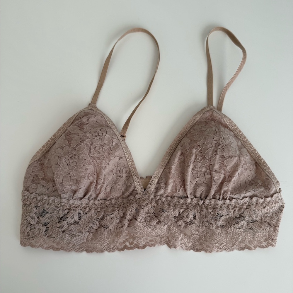 Hanky Panky Lace Bralette - Taupe